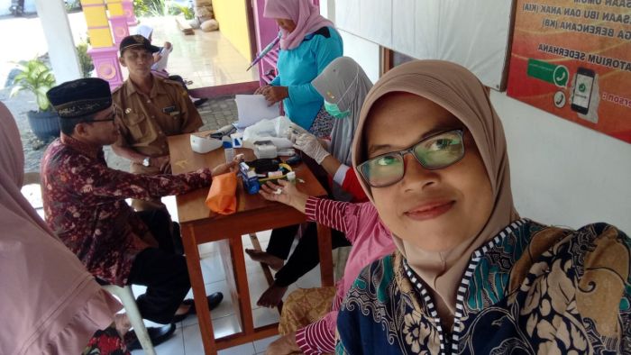 KEGIATAN RUTIN POSBINDU DESA TEGALREJO