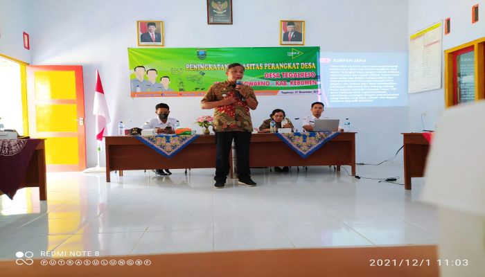DALAM RANGKA TINGKATKAN MUTU PELAYANAN, PEMERINTAH DESA TEGALREJO ADAKAN PENINGKATAN KAPASITAS BAGI APARATUR DESA 01